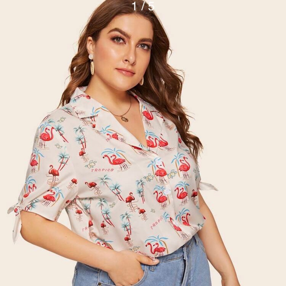 Flamingo Blouse